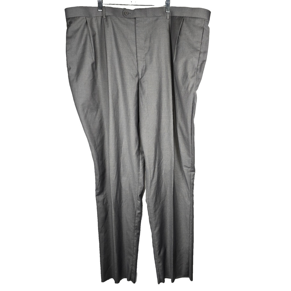 Giorgio Ferraro Genova Men's Dress Pants L54 x W50 Gray Career - Unhemmed NWT